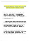 NUR 507 FINAL EXAM PRIORITY ONE VERSION 2 &lpar;CORRECTLY ANSWERED&rpar;UPDATED