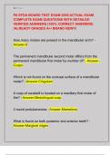PA EFDA BOARD TEST EXAM 2025 ACTUAL EXAM  COMPLETE EXAM QUESTIONS WITH DETAILED  VERIFIED ANSWERS &lpar;100&percnt; CORRECT ANSWERS&rpar;  &sol;ALREADY GRADED A&plus;&sol; BRAND NEW&excl;&excl;&excl; 