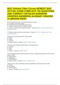 BOC Orthotic Fitter Course NEWEST 2025 ACTUAL EXAM COMPLETE 100 QUESTIONS AND CORRECT DETAILED ANSWERS &lpar;VERIFIED ANSWERS&rpar; &vert;ALREADY GRADED A&plus;&vert;&vert;BRAND NEW&excl;&excl;