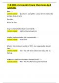 Ted 300I prerequisite Exam Questions And Answers&period;docx