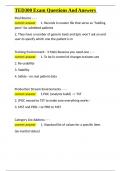TED300 Exam Questions And Answers&period;docx