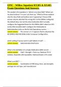 EPIC - Willow Inpatient RX305 & RX405 Exam Questions And Answers&period;docx