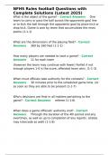 NFHS Rules football Questions with Complete Solutions &lpar;Latest 2025&rpar;&period;