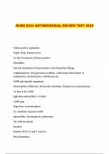 NURS 5334 ANTIMICROBIAL REVIEW TEST 2025