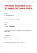 Plants&comma; Gardening&comma; and You Final Exam 2025&sol;2026 &vert;&vert; QUESTIONS WITH CORRECT DETAILED ANSWERS &vert;&vert; 100&percnt; GUARANTEED PASS <BRAND NEW VERSION>