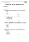 Guaranty Trust Bank Past Questions and Answers