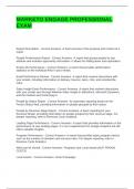 MARKETO ENGAGE PROFESSIONAL EXAM QUESTIONS WITH VERIFIED SOLUTIONS &vert; GRADED A