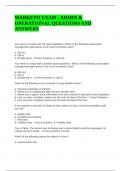 MARKETO EXAM - ADMIN & OPERATIONAL QUESTIONS AND ANSWERS &lpar;GRADED A&rpar;