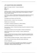 JFC QUESTIONS AND ANSWERS