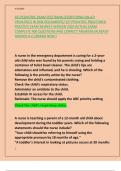 Actual RN ATI Pediatric Proctored Exam with All 70 Questions and 100&percnt; Verified Answers with Rationales &ndash; ATI RN Pediatric Nursing Proctored Exam with NGN 2023-2025