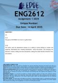  ENG2612 Assignment 1 &lpar;ANSWERS&rpar; 2025 - DISTINCTION GUARANTEED
