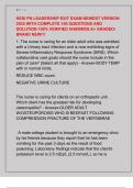 HESI PN LEADERSHIP EXIT EXAM NEWEST VERSION  2025 WITH COMPLETE 100 QUESTIONS AND  SOLUTION 100&percnt; VERIFIED ANSWERS A&plus; GRADED&sol;  BRAND NEW&excl;&excl;&excl; 
