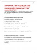 NURS 404 FINAL EXAM 3 &lpar;2025&rpar; ACTUAL EXAM comprehensive questions and verified accurate solution &lpar;Detailed & Elaborated&rpar; &vert;get it 100&percnt; accurate&excl;&excl; 2025 TEST&excl;&excl;