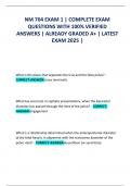 NM 704 EXAM 1 &vert; COMPLETE EXAM QUESTIONS WITH 100&percnt; VERIFIED ANSWERS &vert; ALREADY GRADED A&plus; &vert; LATEST EXAM 2025