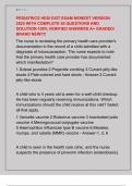 PEDIATRICS HESI EXIT EXAM NEWEST VERSION  2025 WITH COMPLETE 55 QUESTIONS AND  SOLUTION 100&percnt; VERIFIED ANSWERS A&plus; GRADED&sol;  BRAND NEW&excl;&excl;&excl;&excl; 