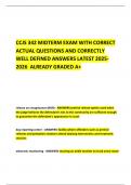 CCJS 342 MIDTERM EXAM WITH CORRECT ACTUAL QUESTIONS AND CORRECTLY WELL DEFINED ANSWERS LATEST 20252026  ALREADY GRADED A&plus;