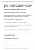 ARMY PROMOTION BOARD QUESTIONS &lpar;BAMC&rpar; AND ALL CORRECT ANSWERS&period;