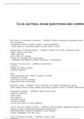 CCJS 342 FINAL EXAM QUESTIONS AND CORRECT ANSWERS