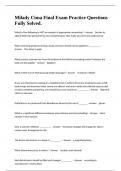 Milady Cima Final Exam Practice Questions Fully Solved&period;