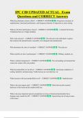 IPC CID UPDATED ACTUAL   Exam  Questions and CORRECT Answers 