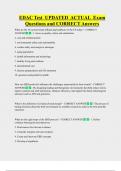 EDAC Test  UPDATED  ACTUAL  Exam  Questions and CORRECT Answers 