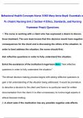 ESSENTIALS OF PSYCHIATRIC NURSING&comma; 2ND EDITION &lpar;BOYD 2025&rpar; CHAPTER 1-31 &vert; ALL CHAPTERS COVERED &vert;&vert; COMPLETE GUIDE &vert;&vert; GRADED A&plus; Latest Update 2025&sol;2026