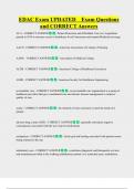 EDAC Exam UPDATED    Exam Questions  and CORRECT Answers 