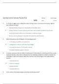 WGU D664 Learning Science Concepts Practice Test results 2 Questions And Answers
