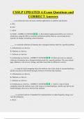 CSSLP UPDATED A Exam Questions and  CORRECT Answers 