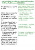 Ivytech Chem 101 Midterm Updated Questions With Verified Answers 2025&sol;2026