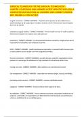SURGICAL TECHNOLOGY FOR THE SURGICAL TECHNOLOGIST - CHAPTER 1 QUESTIONS AND ANSWERS LATEST UPDATED 2024&sol;2025 A COMPLETE EXAM SOLUTION ALL ANSWERS 100&percnt; CORRECT VERIFIED BEST GRADED A&plus; FOR SUCCESS