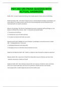 PSY 255 URI PAIVA QUIZZES WITH ACTUAL ANSWERS&period;