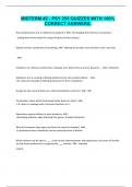 MIDTERM &num;2 - PSY 255 QUIZZES WITH 100&percnt; CORRECT ANSWERS