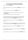 DHT EXAM STUDY QUESTIONS AND ANSWERS