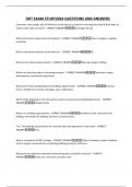 DHT EXAM STUDY2024 QUESTIONS AND ANSWERS&period;