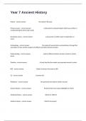 Year 7 Ancient History Practice Exam Questions And Answers Solved&period;