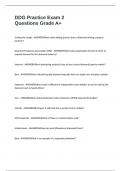 DDG Practice Exam 2 Questions Grade A&plus;