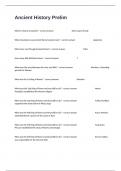 Ancient History Prelim Exam Study With Questions And Verified Answers&period;