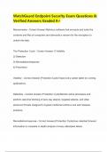 WatchGuard Endpoint Security Exam Questions &  Verified Answers Graded A&plus;