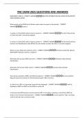 YNC EXAM 2025 QUESTIONS AND ANSWERS