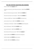 YNC SWE UPDATED QUESTIONS AND ANSWER