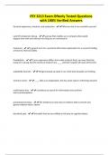 PSY 3213 Exam Oftenly Tested Questions with 100&percnt; Verified Answers