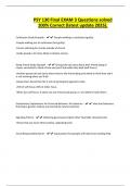 PSY 130 Final EXAM 3 Questions solved 100&percnt; Correct &lpar;latest update 2025&rpar;&period;