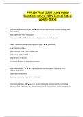 PSY 130 Final EXAM Study Guide Questions solved 100&percnt; Correct &lpar;latest update 2025&rpar;&period;