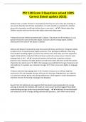 PSY 130 Exam 2 Questions solved 100&percnt; Correct &lpar;latest update 2025&rpar;&period;