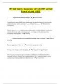 PSY 130 Exam 3 Questions solved 100&percnt; Correct &lpar;latest update 2025&rpar;&period;