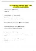 PSY 130 EXAM 2 Questions solved 100&percnt; Correct &lpar;latest update 2025&rpar;&period;