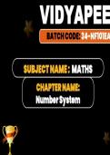 Class 9 Mathematics Notes