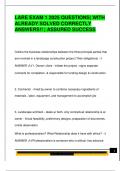 LARE EXAM 1 2025 QUESTIONS&vert; WITH  ALREADY SOLVED CORRECTLY  ANSWERS&excl;&excl; &vert; ASSURED SUCCESS  