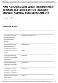KINE 433 Exam 2 2025 update &vert;comprehensive questions and verified answers &lpar;complete solutions&rpar; ASSURED SUCCESS&vert;GRADE A&plus;&excl;&excl;